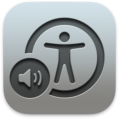 Apple VoiceOver comes as standard with the Mac and operates like Siri on an i-Phone and so is familiar to many with a visual impairment